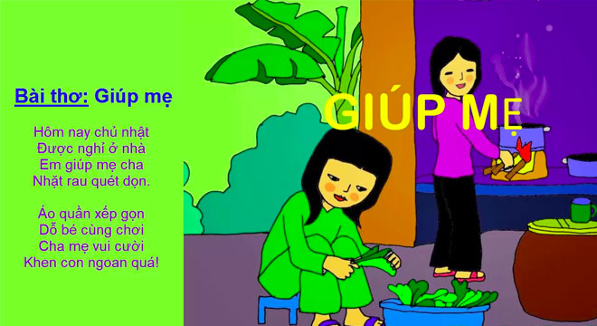 Bài thơ cho thai giáo